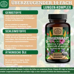® LUNGENKRAFT® | Lungenkraut Kapseln | Komplex mit isländisch Moos, Salbei uvm><noscript><img width=