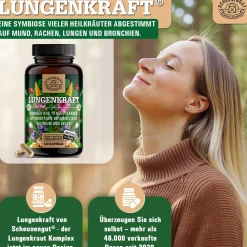 ® LUNGENKRAFT® | Lungenkraut Kapseln | Komplex mit isländisch Moos, Salbei uvm><noscript><img width=