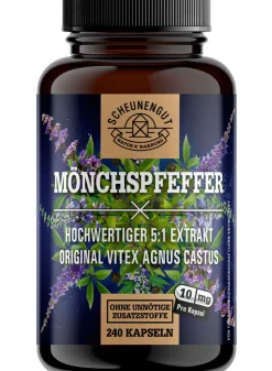 ® Mönchspfeffer | hochdosierter 10:1 Fruchtextrakt Vitex Agnus Castus|SCHEUNENGUT