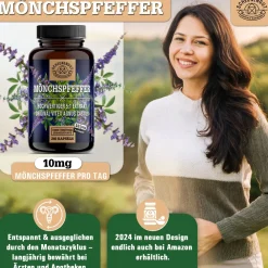 ® Mönchspfeffer | hochdosierter 10:1 Fruchtextrakt Vitex Agnus Castus|SCHEUNENGUT