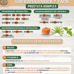 ® PROSTA INTENSO | Prostata Kapseln mit Kürbiskern, Sägepalme, Selen uvm.|SCHEUNENGUT Sale