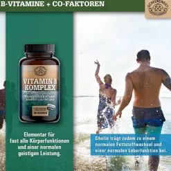Scheunengut® Vitamin B Komplex - alle 8 B Vitamine + Myo-Inositol, Betain und Cholin| Clearance