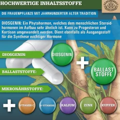 ® Yamswurzel Extrakt | Mexikanischer Wild Yams Kapseln|SCHEUNENGUT Best