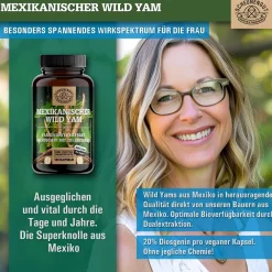 ® Yamswurzel Extrakt | Mexikanischer Wild Yams Kapseln|SCHEUNENGUT Best