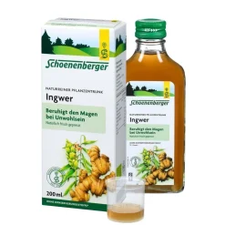 ® naturreiner Pflanzentrunk Ingwer|Schoenenberger