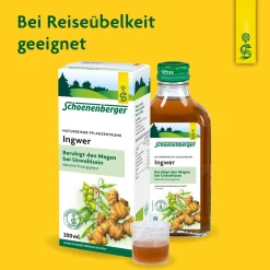 ® naturreiner Pflanzentrunk Ingwer|Schoenenberger