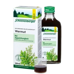 ® naturreiner Heilpflanzensaft Wermut|Schoenenberger