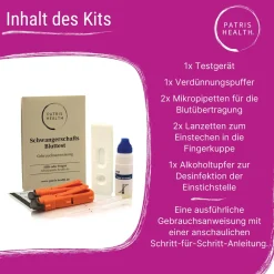 Schwangerschaftstest Blut – hCG Bluttest für Zuhause zur frühen Erkennung – Patris Health®| Sale