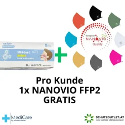 Sejoy SARS-CoV-2 Antigen Selbsttest-Kit für Laien, Covid-19 - Corona Test + Gratis Nanovio FFP2| Discount