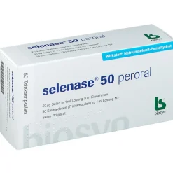 Selenase 50 peroral Trinkamp.> Clearance