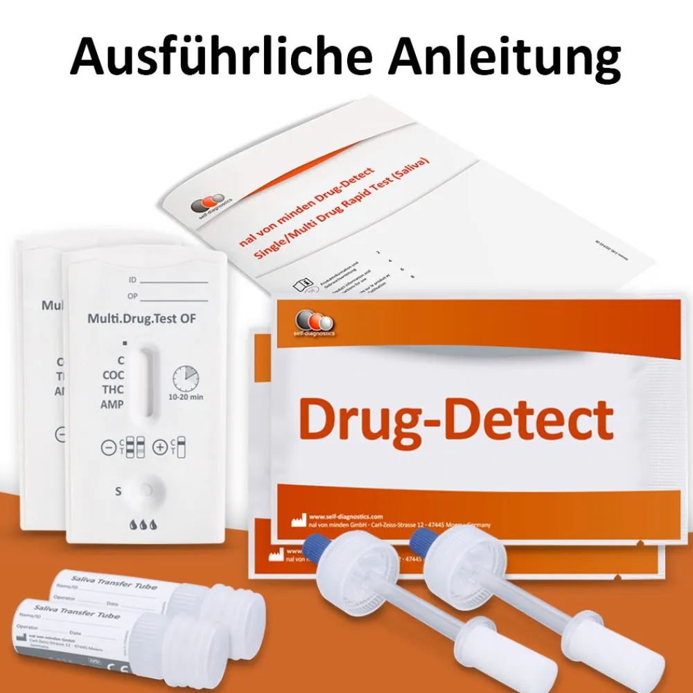 self-diagnostics Drogentest Speichel Multi 3-1> Outlet