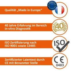 Gluten Test für zu Hause - Zöliakie Selbsttest|self-diagnostics Discount