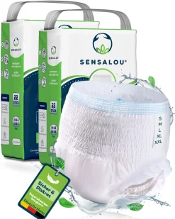 Inkontinenz Windeln Pants für Erwachsene Maxi - Größe S - 44 Stück Schutzhosen>SENSALOU Online