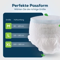 Pants Super für Erwachsene - Größe M Inkontinenz Hosen , Windel für Inkontinenz|SENSALOU