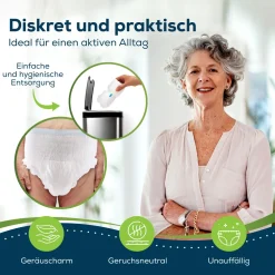 Pants Super für Erwachsene - Größe M Inkontinenz Hosen , Windel für Inkontinenz|SENSALOU