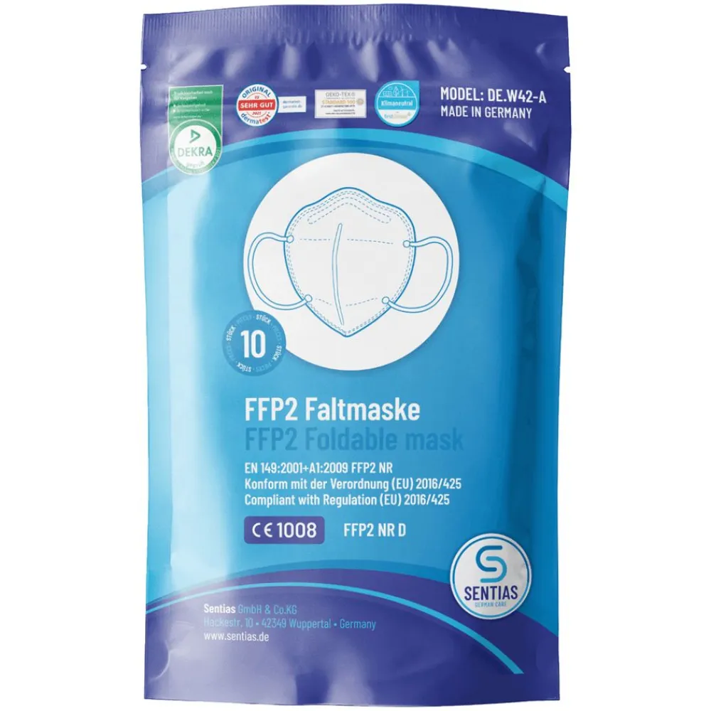 Sentias FFP2-Maske – Hochwertiger Atemschutz aus Deutschland> Online