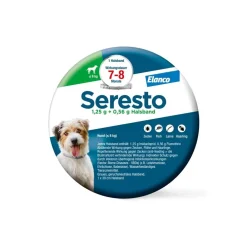 Halsband für kleine Hunde bis 8 kg gegen Zecken und Flöhe, wirkt abtötend und repellierend bis zu 8 Monate|Seresto Discount