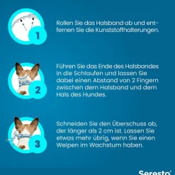Halsband für kleine Hunde bis 8 kg gegen Zecken und Flöhe, wirkt abtötend und repellierend bis zu 8 Monate|Seresto Discount