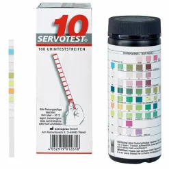 Servotest 10  Diagnose Urinteststreifen - 10 Parameter| Clearance