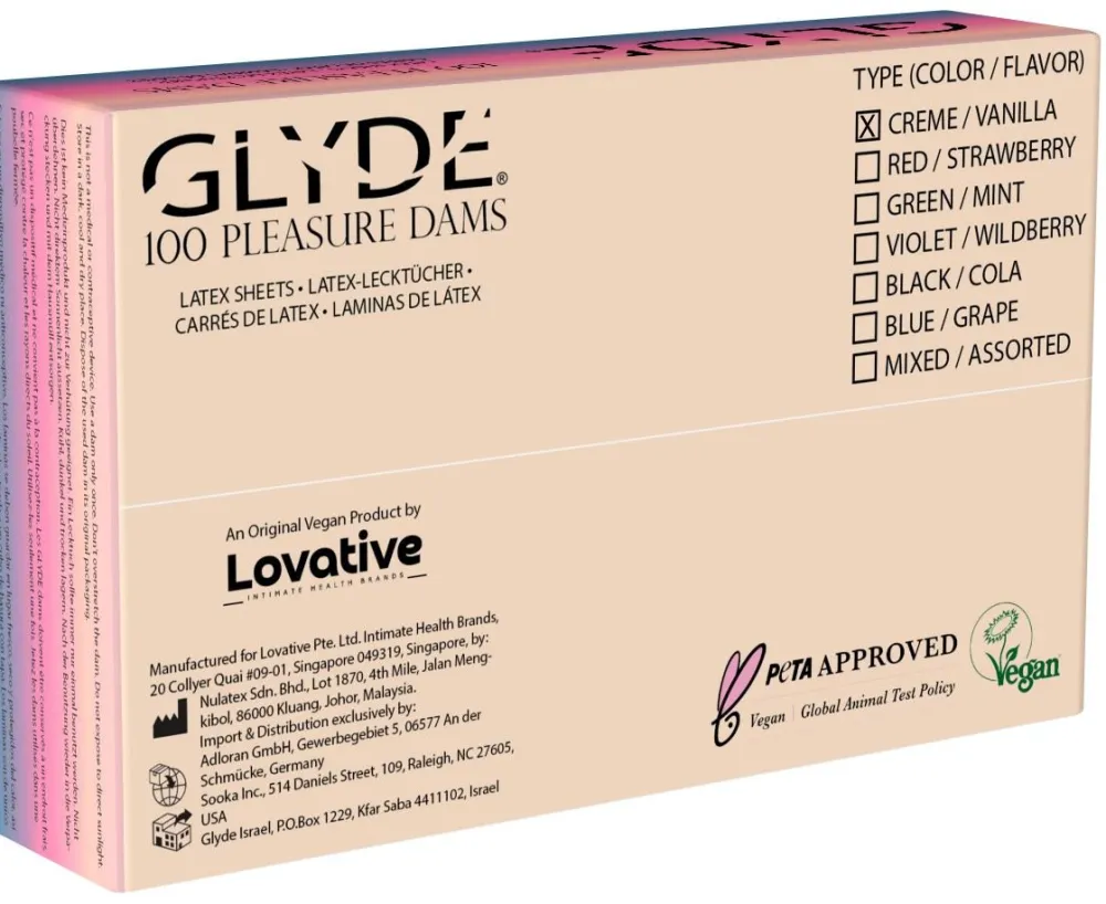 Sheer Glyde Dams *VANILLA*> Best
