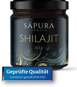 Shilajit 60g Glas + Löffel + Zertifizierte Laboranalyse | 78% FULVIN + 12% HUMINSÄURE> Online