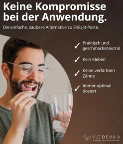 Shilajit 150 Kapseln - 50:1 Extrakt - 50% Fulvin- & 12% Huminsäure - laborgeprüft - BODERRA><noscript><img width=