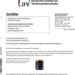 Shilajit Resin Mumijo Shilajit Harz + Dosierlöffel  **60g**  MIT 78% FULVIN + 12% HUMINSÄURE|sapura Online
