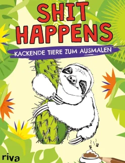 Shit happens Kackende Tiere zum Ausmalen für Erwachsene| Clearance