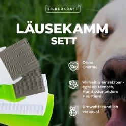 Läusekamm Set>SILBERKRAFT Best