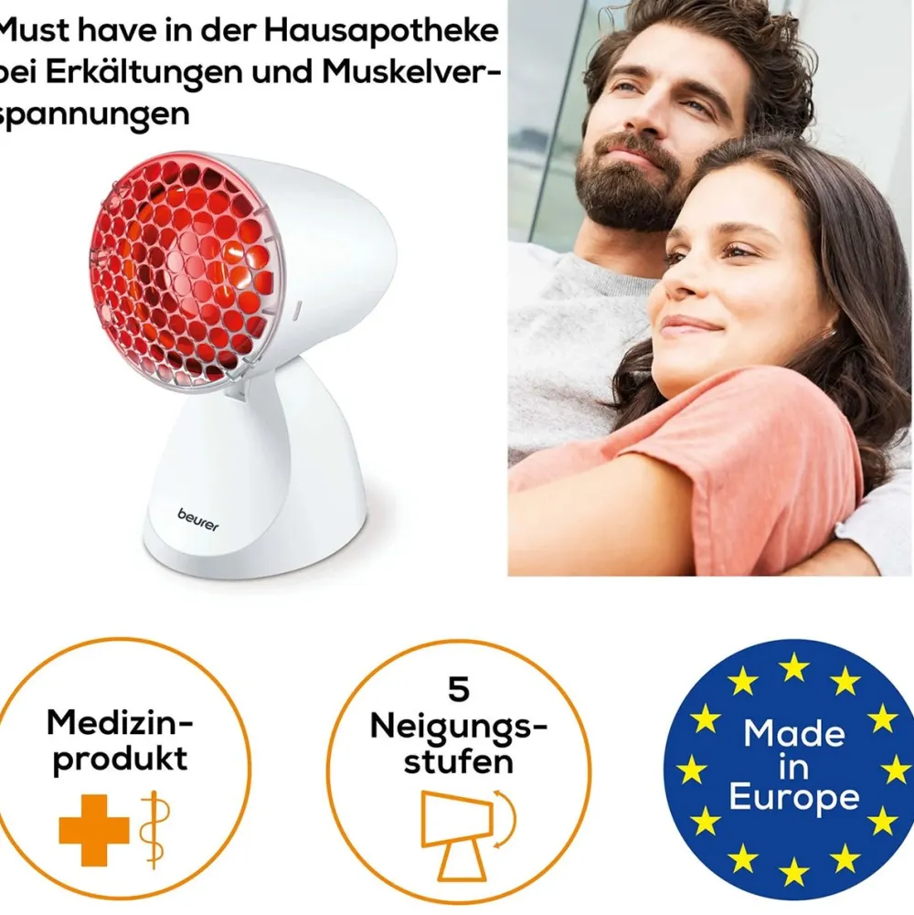 SIL 06 Infrarotlampe mit Schutzgitter> Hot