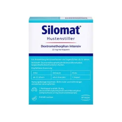 Hustenstiller Dextromethorphan Intensiv Hartkapseln, gegen Reizhusten|Silomat Outlet