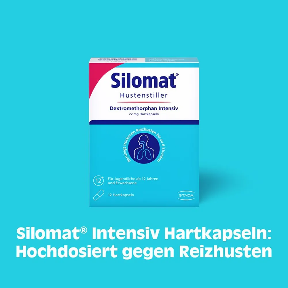 Hustenstiller Dextromethorphan Intensiv Hartkapseln, gegen Reizhusten|Silomat Outlet