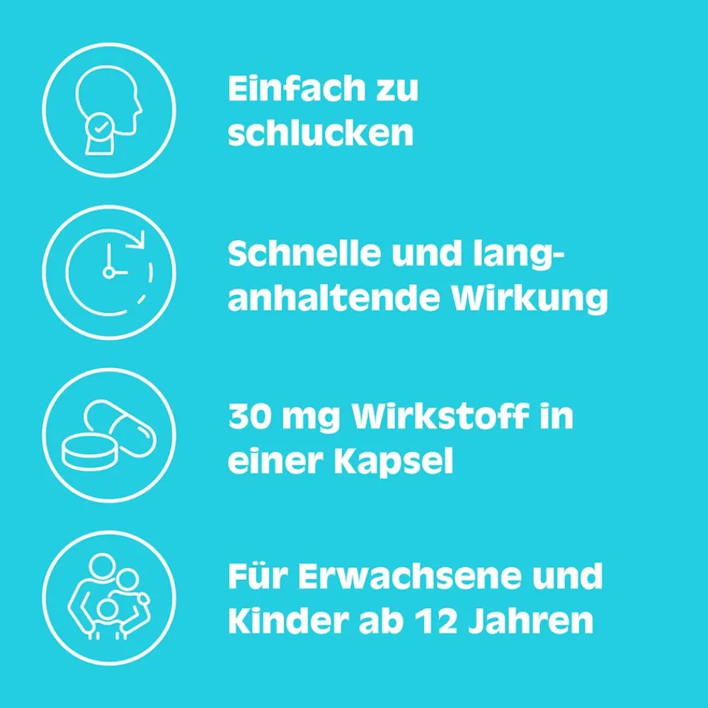 Hustenstiller Dextromethorphan Intensiv Hartkapseln, gegen Reizhusten|Silomat Outlet