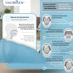 Snorflex - Gaumfit - Gaumentrainer gegen Schnarchen inkl. Aufbewahrungsbox><noscript><img width=