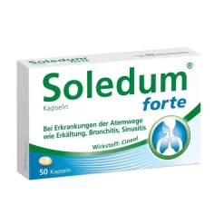 ® forte  Kapseln bei Erkältung, Bronchitis & Sinusitis|Soledum