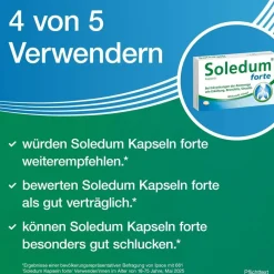 ® forte  Kapseln bei Erkältung, Bronchitis & Sinusitis|Soledum
