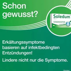 Soledum® Kapseln bei Erkältung, Bronchitis & Sinusitis|Soledum Kapseln Clearance