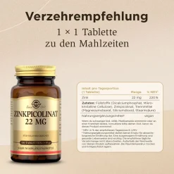 SOLGAR® Zinkpicolinat 22 mg| Discount