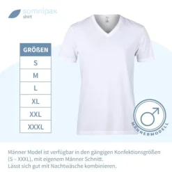 somnipax shirt Standard mit Rolle - Lagerungs-Shirt gegen Schnarchen, für Männer Gr. XXXL> New
