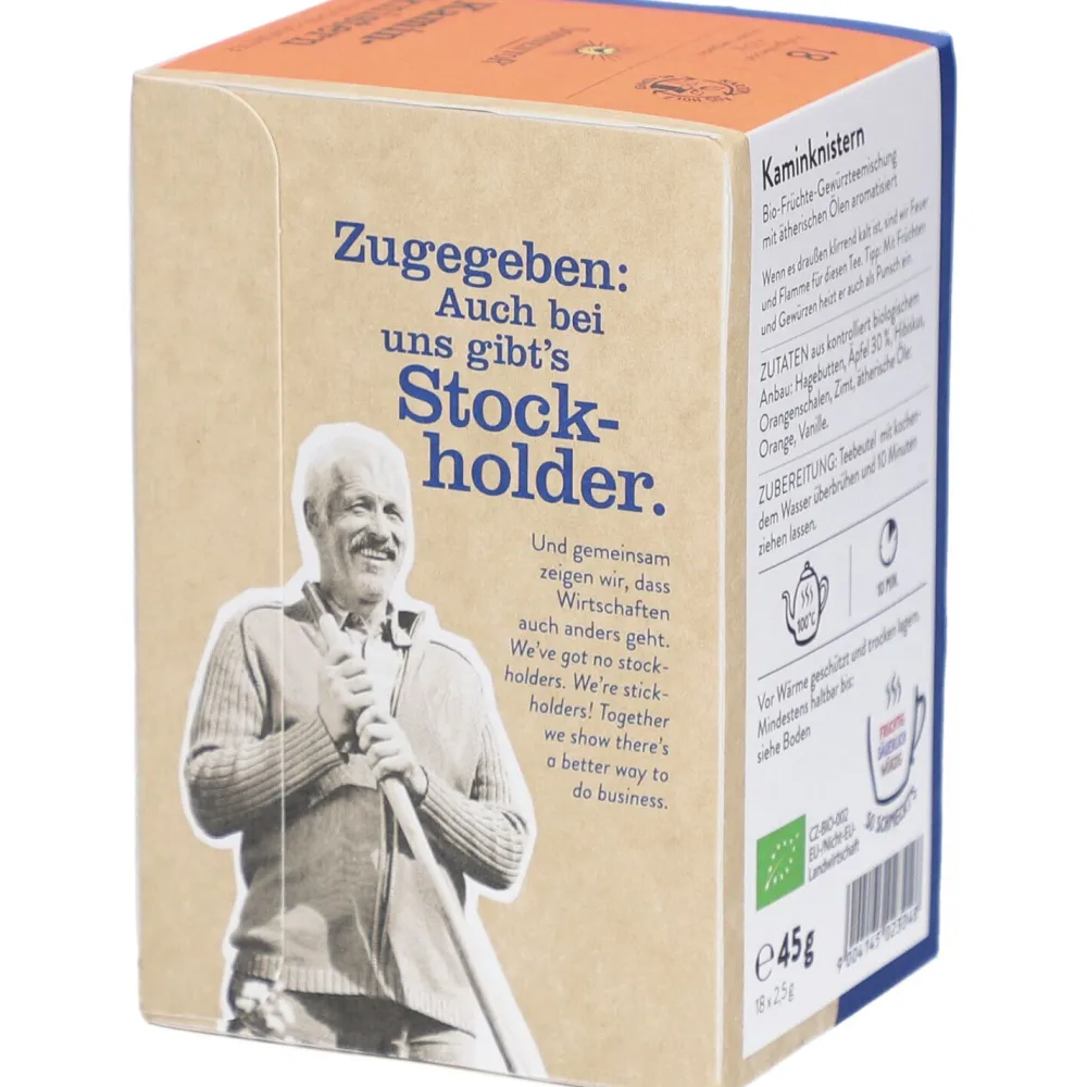 ® Kaminknistern Früchtetee bio>SonnentoR