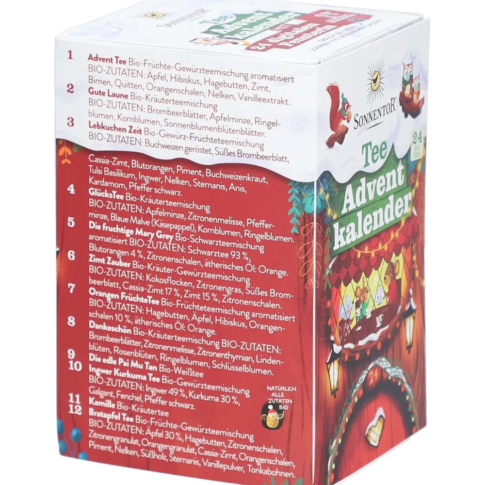 ® Tee Adventkalender Edition 2024 - 26 24 Aufgussbeutel|SonnentoR Online