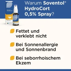 HydroCort 0,5% Spray bei Hautentzündungen|Soventol
