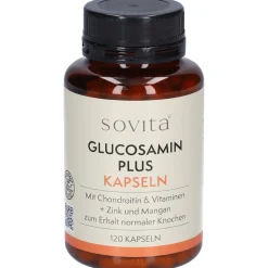 sovita Glucosamin Plus Kapseln – mit Chondroitin, Vitaminen, Zink & Mangan| Best