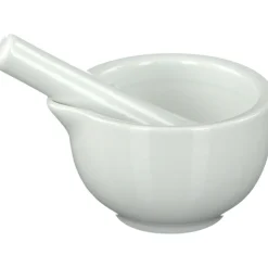 ® Mörser Porzellan Weiss 6,8 cm Ø. mit Pistill><noscript><img width=