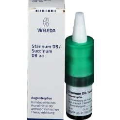STANNUM D 8 SUCCINUM D 8 aa|WELEDA Augentropfen New