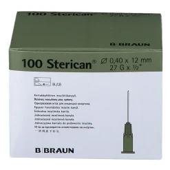 Sterican® Insulinkanüle G27 x 1/2 Zoll 0,40 x 12 mm grau|
