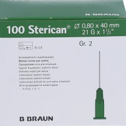 Sterican® Standardkanüle Gr. 2 G21 x 1 1/2 Zoll 0,80 x 40 mm grün|B-BRAUN New
