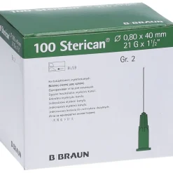 Sterican® Standardkanüle Gr. 2 G21 x 1 1/2 Zoll 0,80 x 40 mm grün|B-BRAUN New
