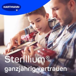 100ml als Ganzjahresprodukt für die hygienische und chirurgische Händedesinfektion. Zur Vorbeugung von Infektionen|Sterillium