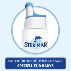 Stérimar Nasenhygiene Baby, 100% natürliches Meerwasser Nasenspray, 2 in 1 Spray & Spülung für Babys ab Geburt anwendbar><noscript><img width=